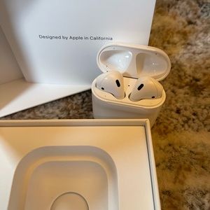 Apple AirPods! Perfect condition- comes with box and charging cable